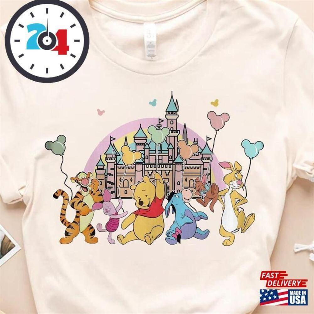 Pooh And Friends Shirt Retro Disney Winnie The Bear Unisex